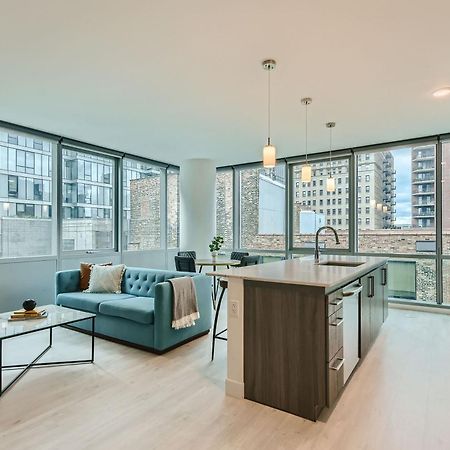 Aparthotel Sentral Michigan Avenue Chicago Habitación foto A model apartment