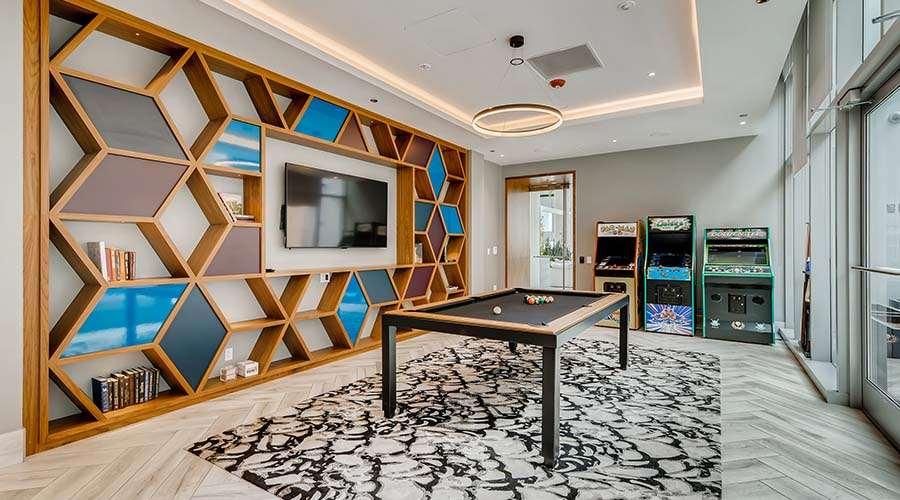 Aparthotel Sentral Michigan Avenue Chicago Facilidades foto The game room